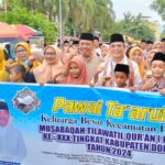 Camat Hu'u Beserta Kontingen Partisipasi Meriahkan Pawai Ta'aruf MTQ Ke-XXX Tingkat Kabupaten Dompu