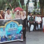 Dalam Rangka Menyongsong Pelaksanaan MTQ Ke-XXX Tingkat Kabupaten Dompu, Keluarga Besar SMPN 1 Dompu Ikut Serta Meriahkan Pawai Ta'aruf.
