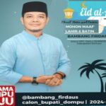 Calon Bupati Dompu, Bambang Firdaus Ucapkan Selamat Hari Raya Idul Adha 1445 H, Mohon Maaf Lahir Dan Bathin