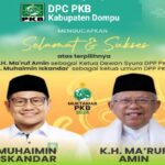 Ketua DPC PKB Dompu Mengucapkan Selamat Atas Terpilihnya Ma'ruf Amin Sebagai Ketua Dewan Syuro Dan Muhaimin Iskandar Ketua Umum PKB Periode 2024-2029.