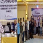 Panwascam Woja, Gelar Sosialisasi Pengawasan Tahapan Pemilihan Bupati dan Wakil Bupati Kabupaten Dompu.