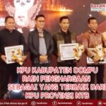 DiMalam Anugerah, KPU Dompu Raih 2 Penghargaan "Peringkat Pertama Kategori Kreasi/Inovasi Dan Terbaik Kedua, Kategori Penata Kelolaan Logistik Pemilu 2024"