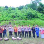 "Penanaman Jagung Serentak 1 Juta Hektar" Polres Dompu Dukung Penuh Wujudkan Swasembada Pangan,