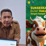 “Program Bulan Vaksinasi PMK Nasional” Disnakeswan Dompu, Lakukan Vaksinasi PMK Tahap 2 Dengan Jumlah 6.000 Dosis
