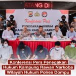 Press Rilis "Penangkapan Massal Di Kampung Zona Merah Narkoba" Kapolres, Tidak Ada Tempat Bagi Narkoba Di Dompu