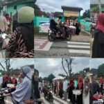 Keluarga Besar SMPN 7 IT Dompu, Berbagi 300 Bungkus Takjil Di Bulan Penuh Berkah.