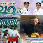 Kadis Pariwisata, Ir. Abdul Muis,.MSi, Beserta Jajaran, Ucapkan Selamat Hari Jadi Dompu Ke-210