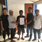 Satlantas Polres Dompu Fasilitasi Perdamaian Secara Kekeluargaan Lakalantas Beruntun Di Nowa.