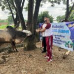 Sembelih 22 Hewan Kurban, Polres Dompu Bagikan Ratusan Paket Daging Ke Warga Tak Mampu Dan Pondok Pesantren