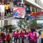 Peringati HUT Bhayangkara Ke-79, Polres Dompu Gelar Olahraga Jalan Santai