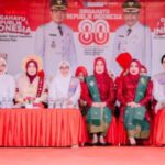Ketua TP. PKK Dan GOW Dompu Hadiri Upacara Peringatan HUT RI Ke-80