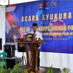 Bupati Dompu Hadiri Acara Syukuran Hari Jadi Brimob Ke-80 Di Kompi 2 Batalyon C Pelopor Satbrimob Polda NTB