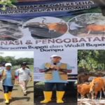 Hadiri Kegiatan Vaksinasi PMK Massal, Bupati, Satu Pesan Yang Disampaikan Ke Nasional, Kab. Dompu Bebas PMK 