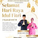 Danki 2 Yon C Por, Iptu M. Jasuli R, SH, Beserta Istri Tercinta. Ucapkan Selamat Hari Raya Idul Fitri 1447 H, Minal Aidzin Walfaizin, Mohon Maaf Lahir Dan Batin 