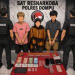 Tiga Terduga Pengedar Sabu Di Kecematan Kempo Berhasil Diamankan Satreskoba Polres Dompu 