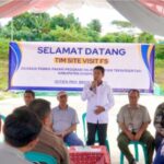 Bupati Dompu Bersama Rombongan Site Visit Di Lokasi Persiapan Pembangunan Pabrik Pakan Ternak Di Suka Damai.