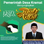 Kades Kramat, Mutlak, AMa Beserta Seluruh Staf Desa Ucapkan Selamat Hari Raya Idul Adha 1447 H
