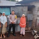 WUJUD KEPEDULIAN DAN RASA KEMANUSIAAN, BHABINKAMTIBMAS DESA MATUA BANTU PEMBANGUNAN RUMAH WARGA TERDAMPAK BANJIR,