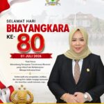 Ketua DPRD Kabupaten Bima, Diah Citra Pravitasari, S.IP, Ucapkan Selamat Hari Bayangkara Ke-80 Tahun.