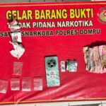Satresnarkoba Polres Dompu Ringkus Seorang Terduga Penyedar Narkoba Beserta BB Sabu 4,1 Gram 
